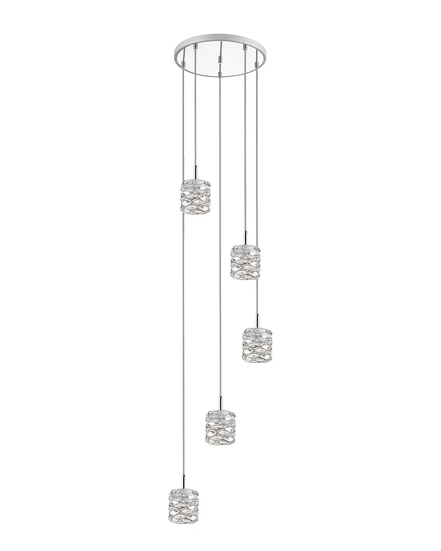 Hadden Pendant Light - Chrome, Glass image