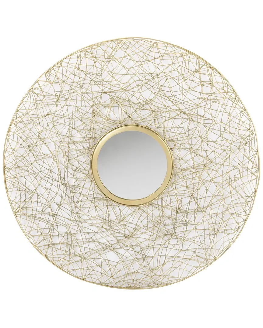 Harner Wire Frame Mirror - Brass image