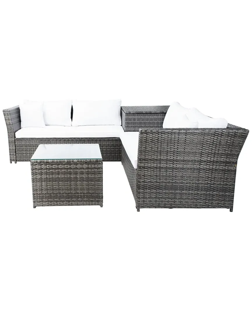 Helga Outdoor Living Set with Storage - Grey image
