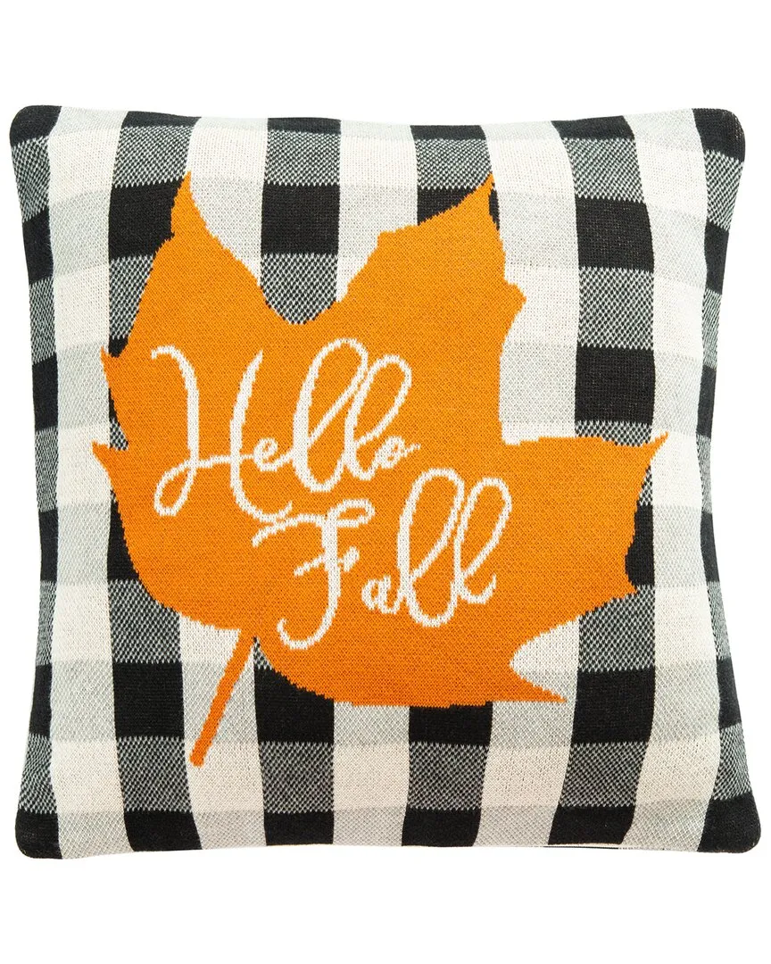 Hello Leaf Pillow - Multi, Cotton image
