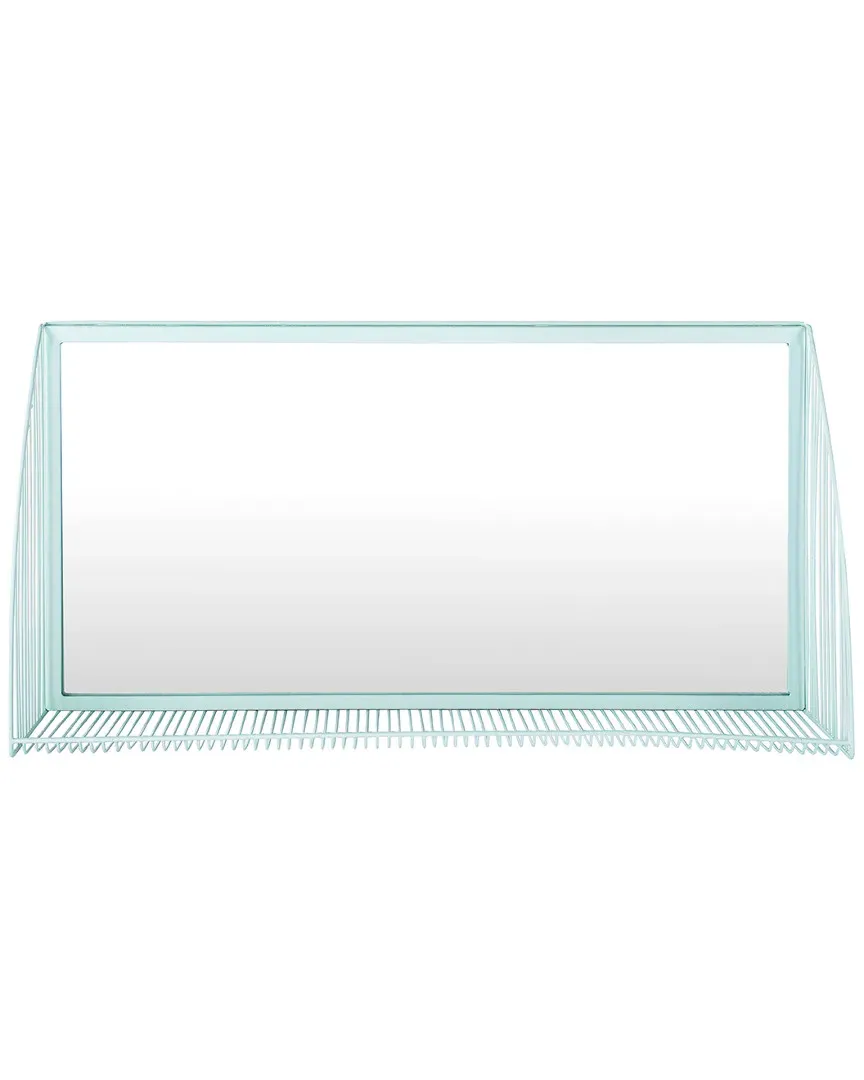 Henly Mirror - Teal, Pine image