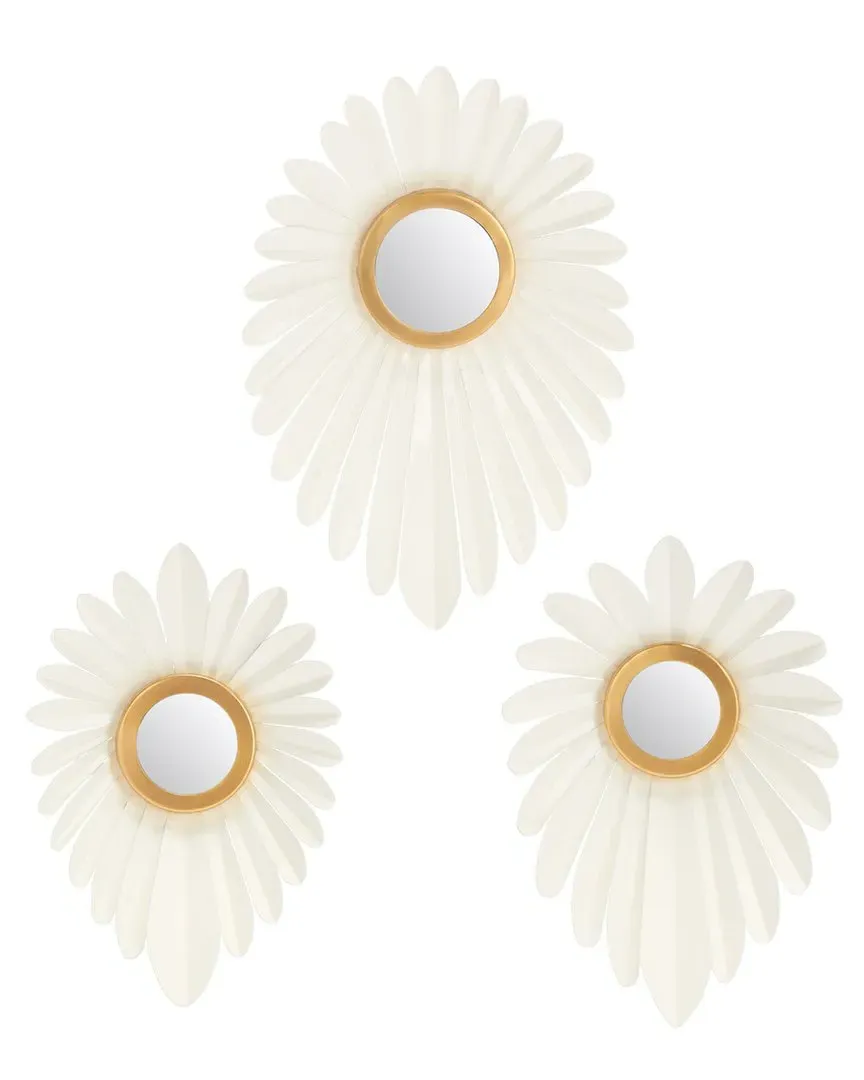 Hermia Set of 3 Wall Decor Pieces - Ivory, Iron image