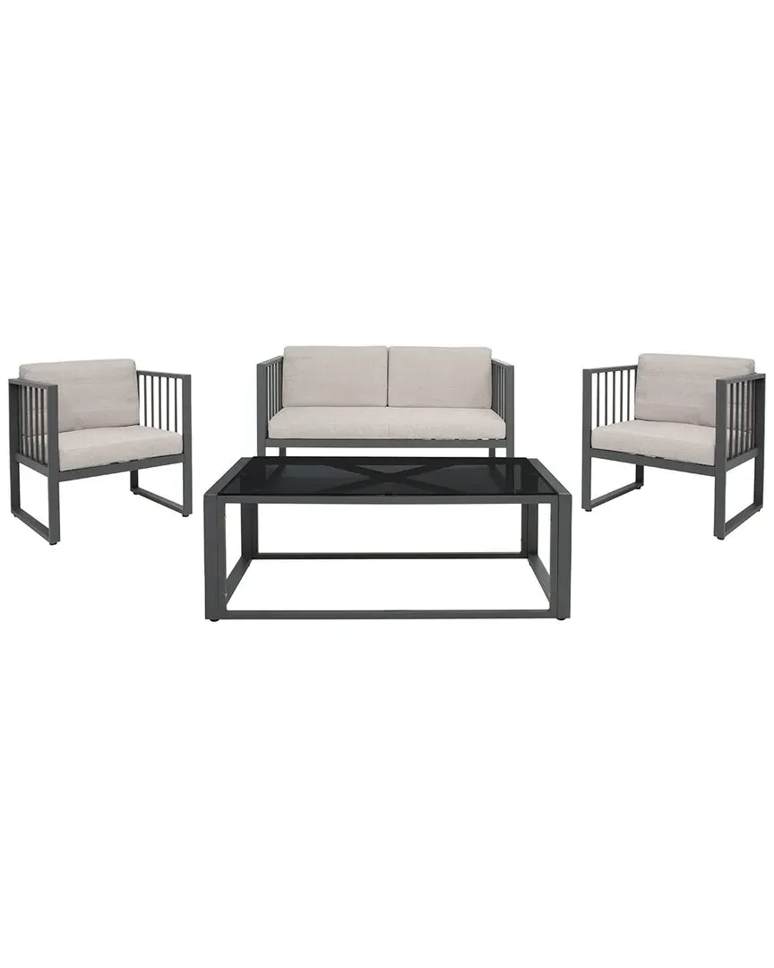 Holyoke 4-Piece Outdoor Living Set - Grey image