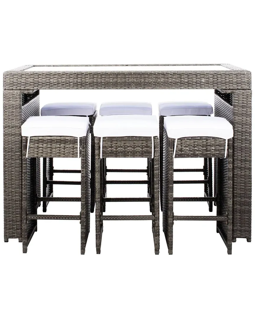 Horus Outdoor Dining Set - Grey, Wicker