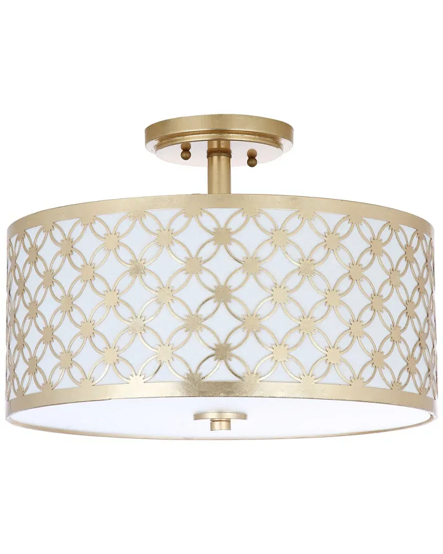 Hutch 3-Light Flush Mount - Gold