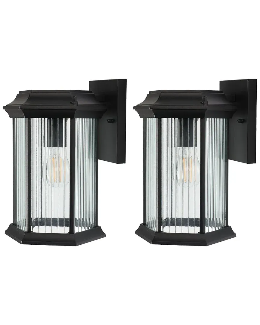 Hylan Outdoor Wall Sconce - Black image