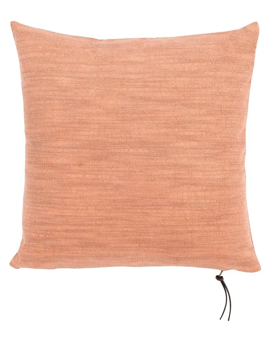 Idalena Throw Pillow - Orange, Cotton