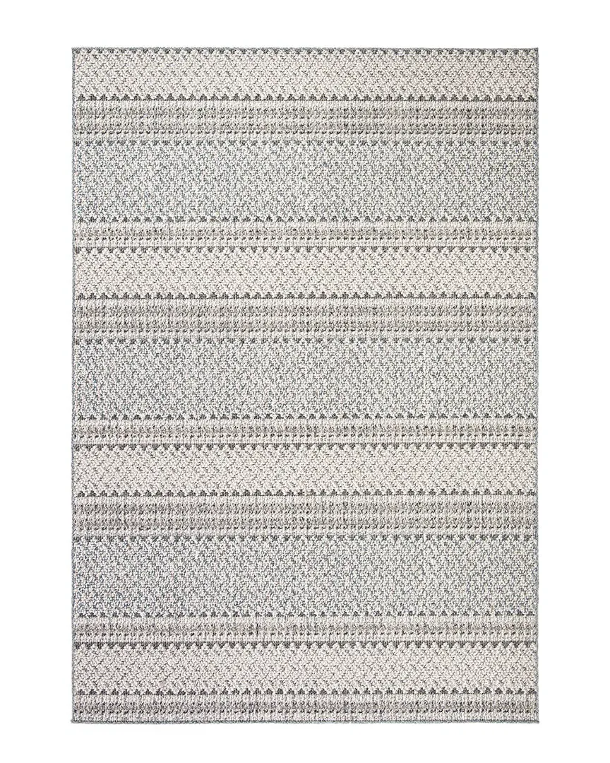 Indoor/Outdoor Global Rug - Grey/Ivory, Polypropylene image
