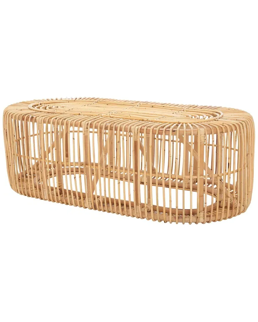 Jabez Oval Coffee Table - Natural, Rattan image