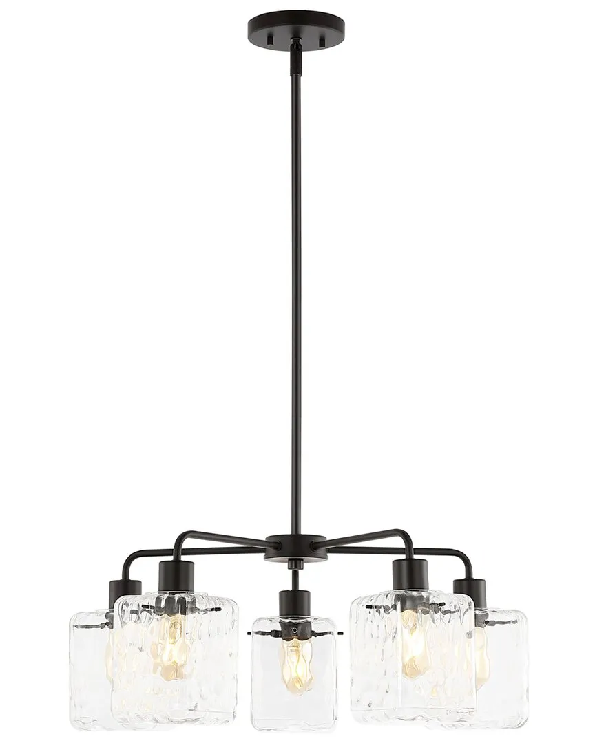 Jameson 5-Light Chandelier - Bronze, Glass