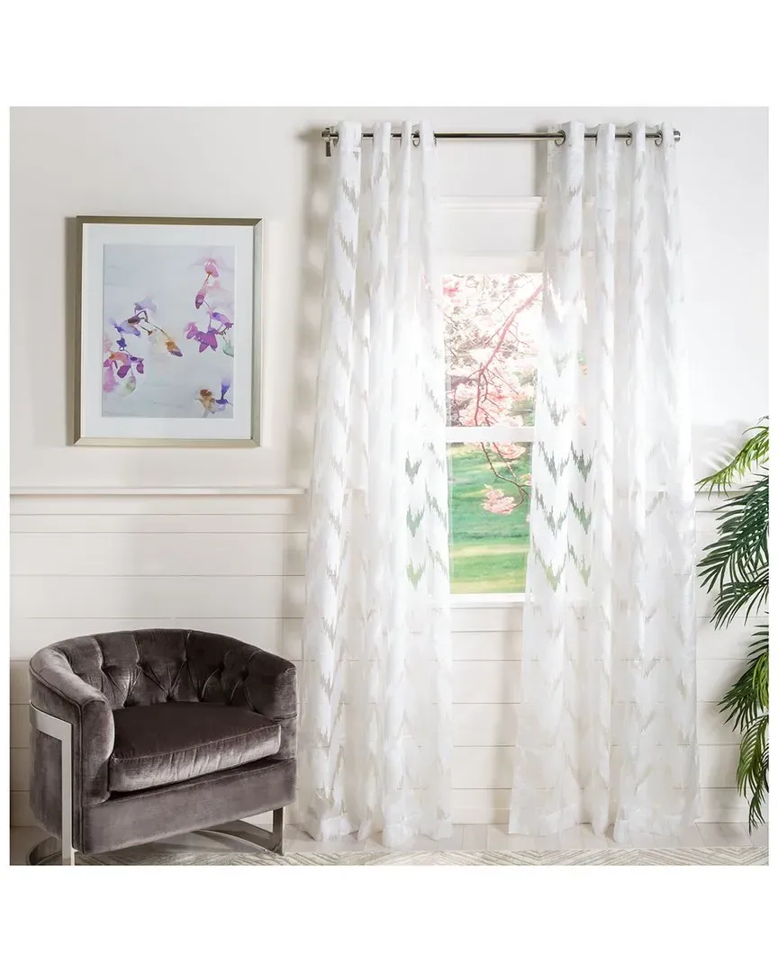 Jemma Window Panel - Beige, Polyester