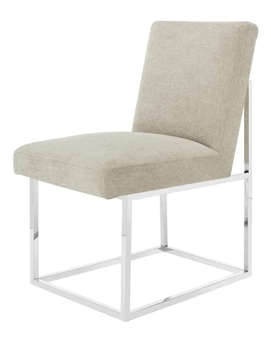 Jenette Velvet Side Chair - Silver image