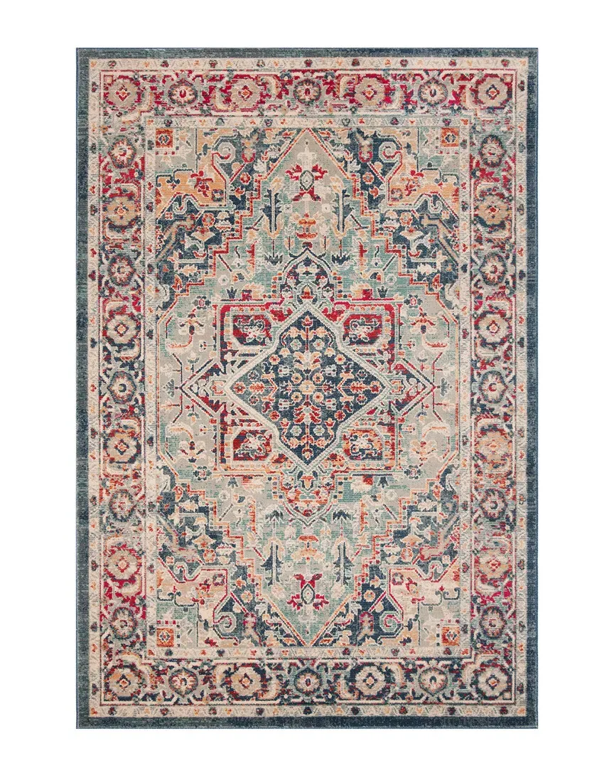 Jiminy Joy Rug - Navy and Aqua image