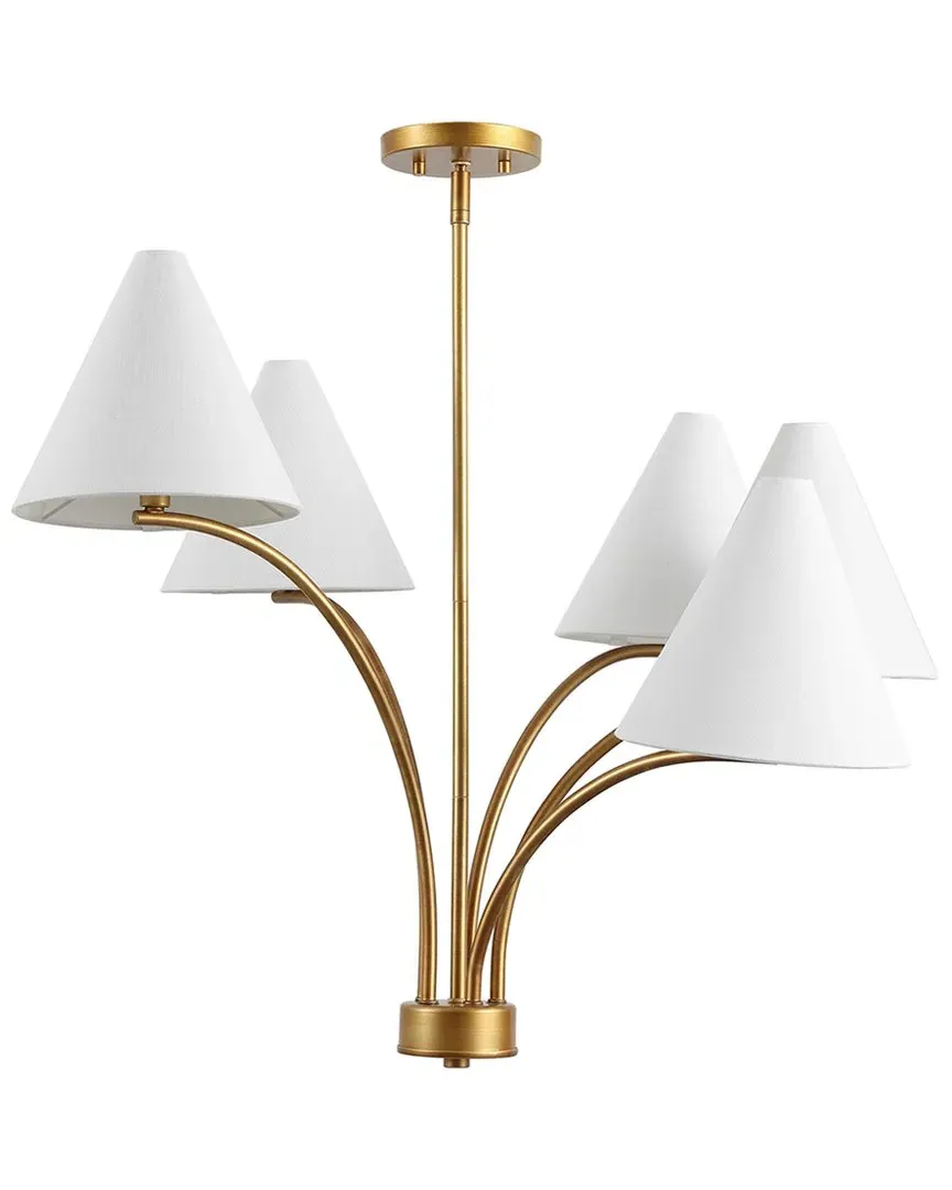 Johanna 5-Light Chandelier - Brass, Metal image