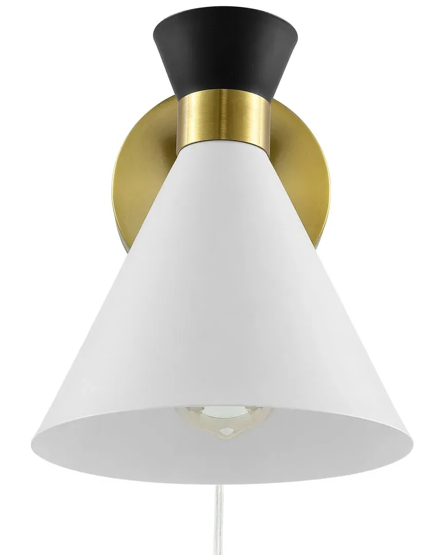 Jordie Wall Sconce - White, Black