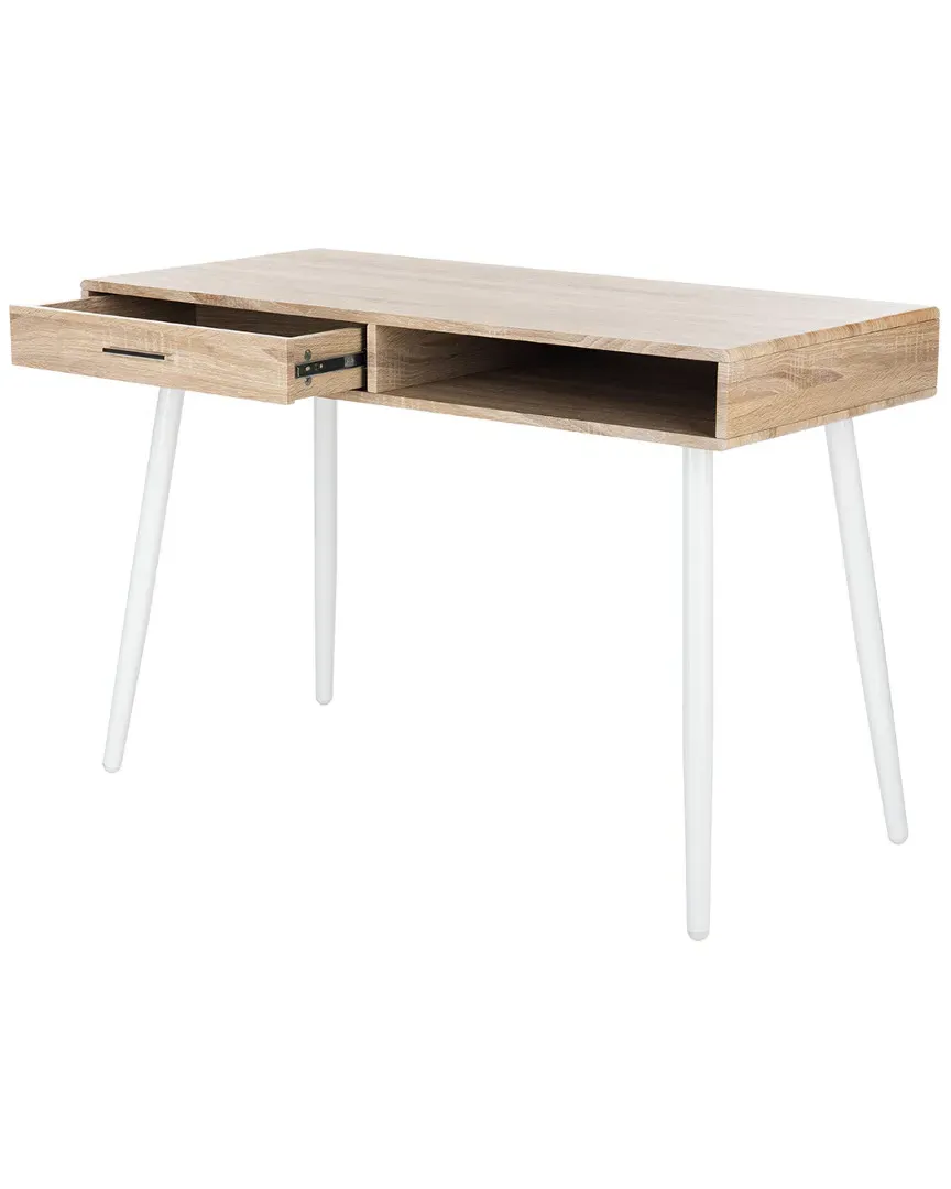 Jorja 1-Drawer Desk with Shelf - Natural, MDF image