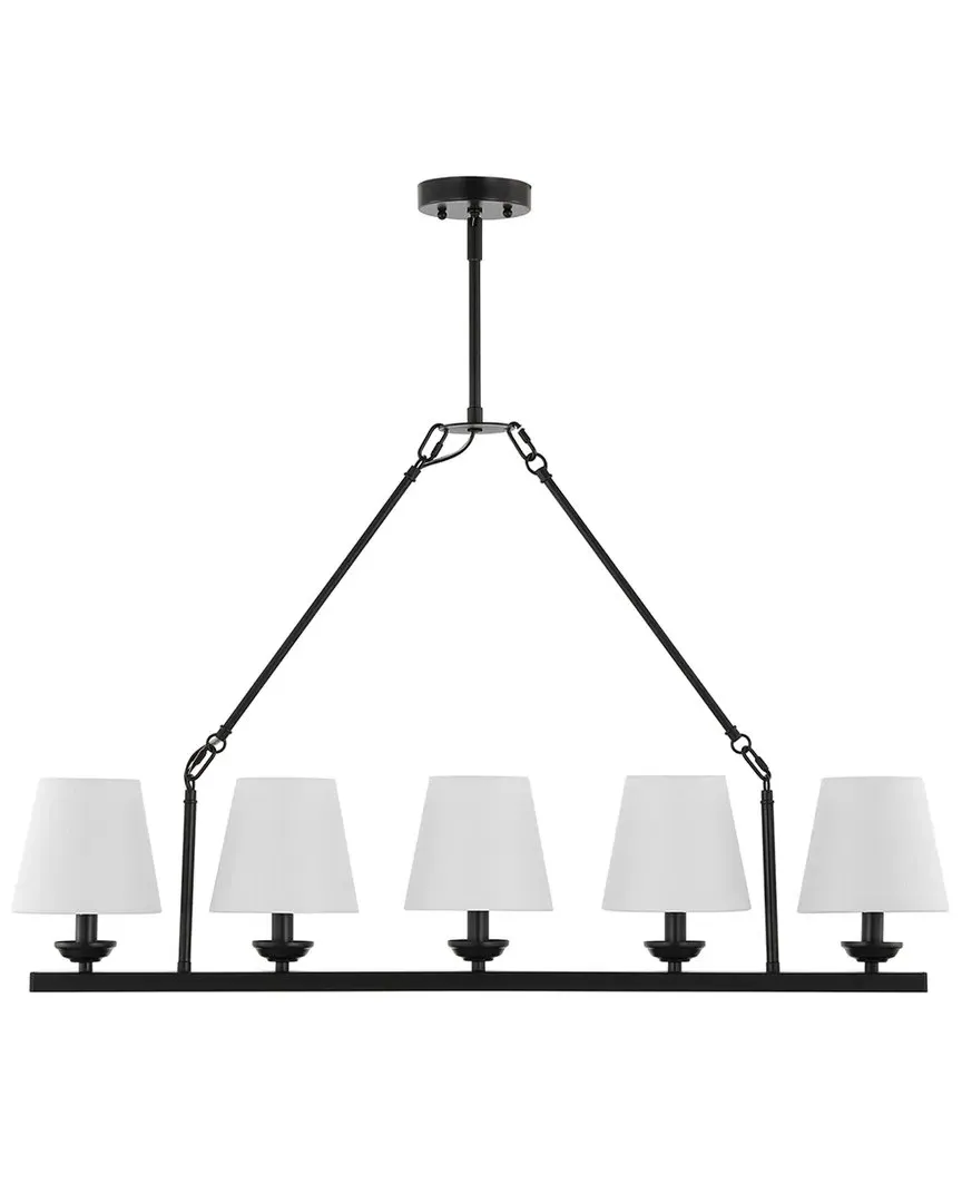 Josphete 5-Light Chandelier - Black, Cotton