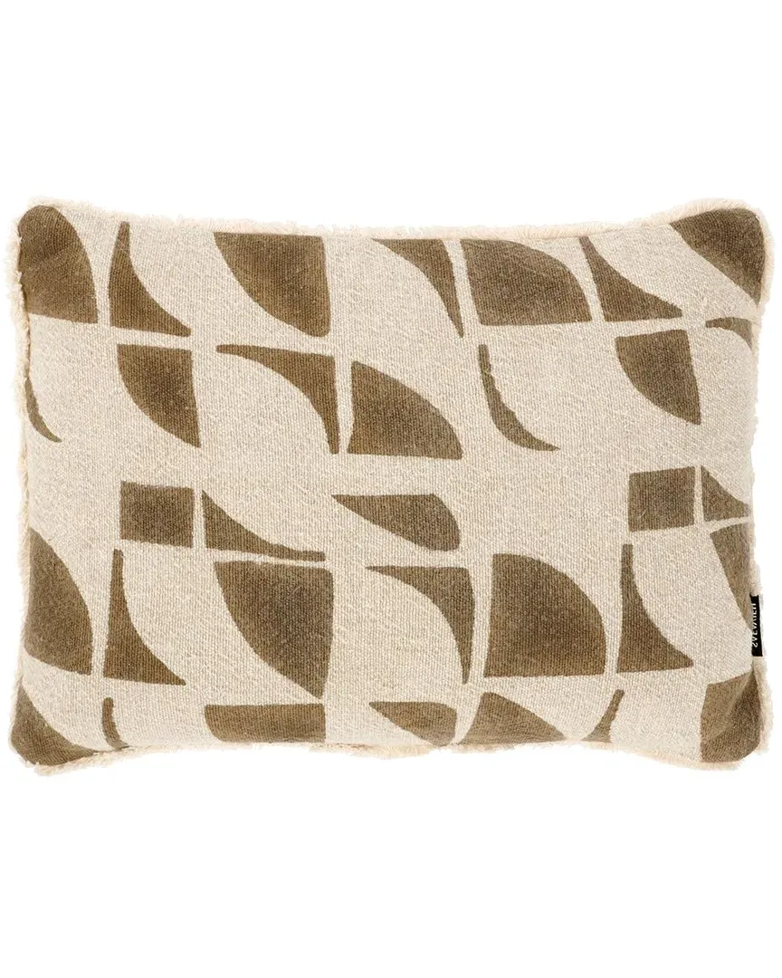 Juara Lumbar Pillow - Taupe, Cotton Linen