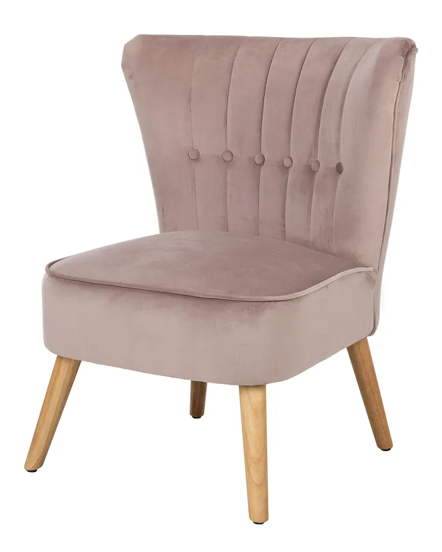 June Accent Chair - Mauve, Rubberwood image