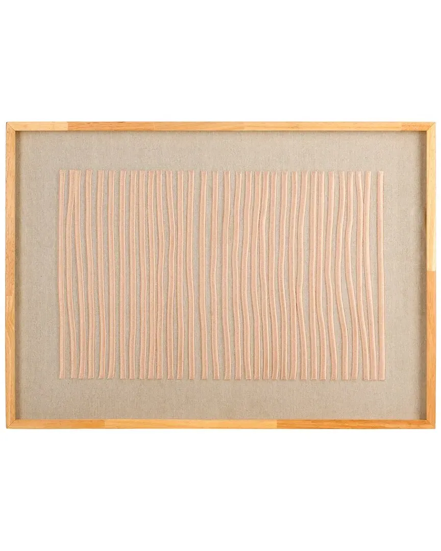 Kai Embroidery Wall Art - Beige image