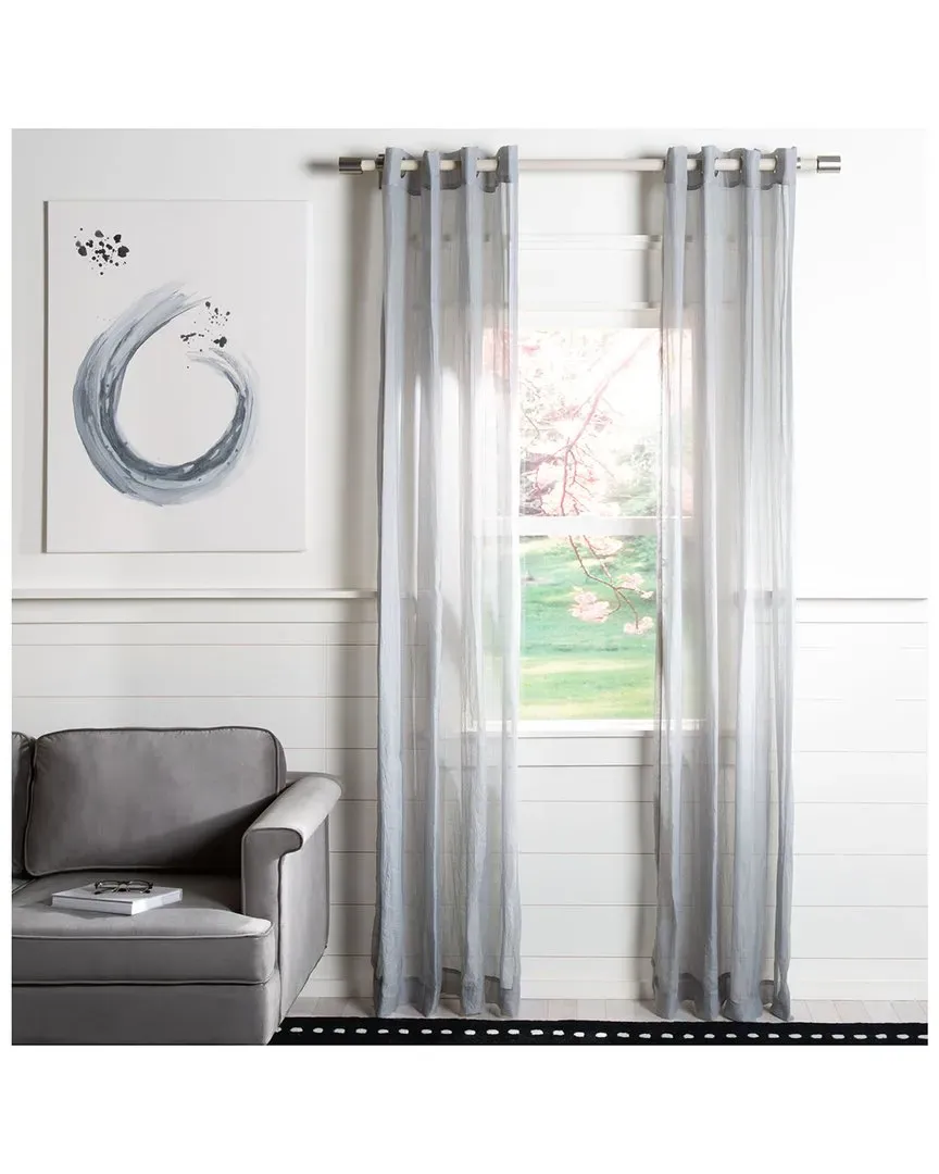 Kannon Window Panel - Grey, Polyester