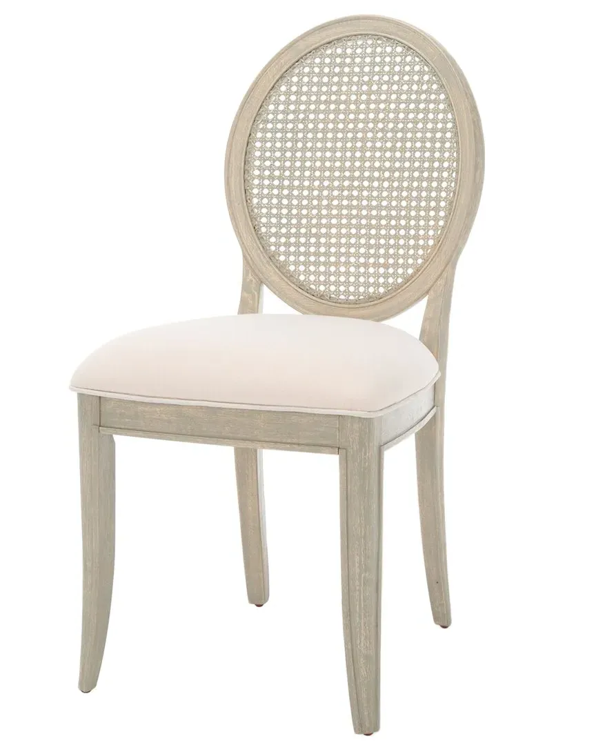 Karlee Rattan Back Dining Chair - Beige image