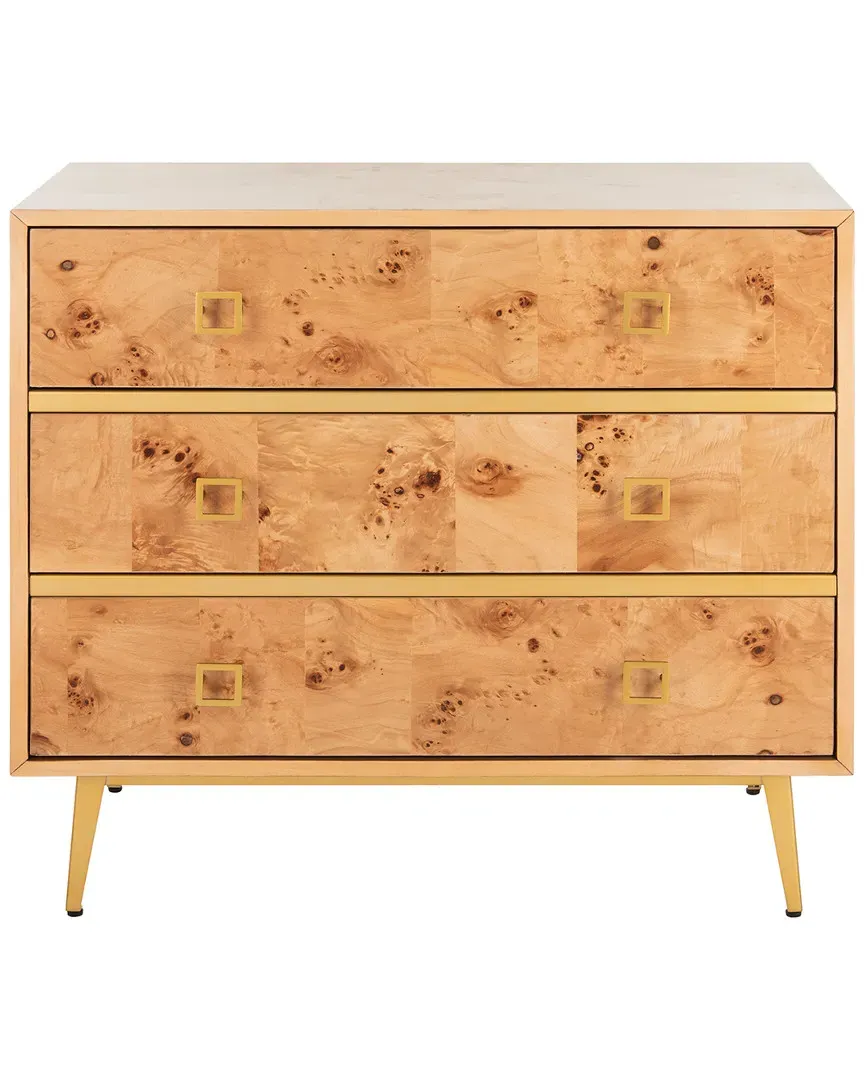 Katia 3-Drawer Chest - Natural, Wood image