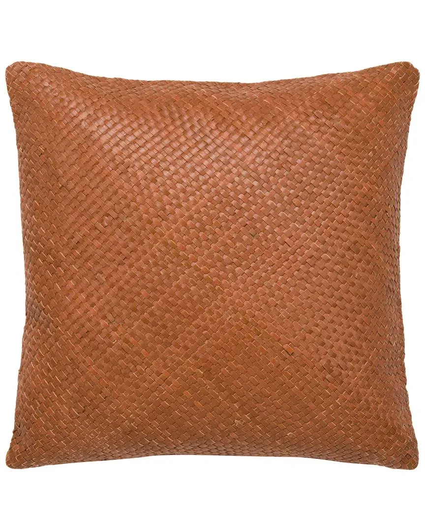 Kelci Square Pillow - Camel, Leather image