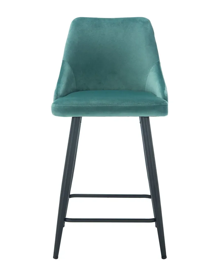 Kelsey Counter Stool - Seafoam, Velvet