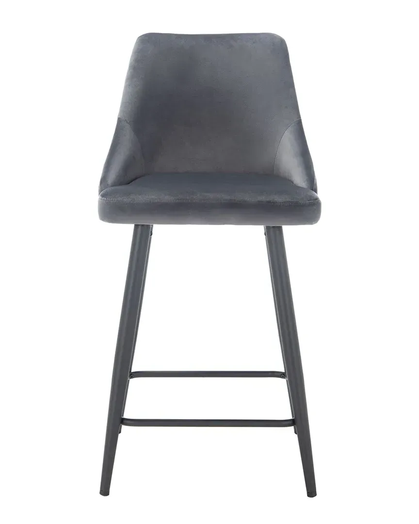 Kelsey Counter Stool - Shale, Velvet