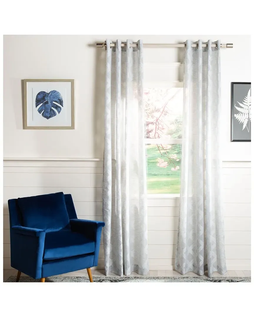 Kenji Window Panel - Grey, Polyester