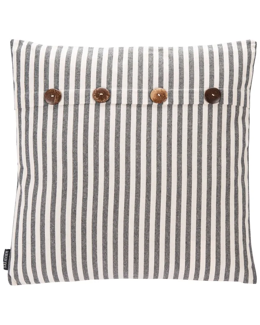 Kensing 18x18 Throw Pillow - Black/White, Cotton image