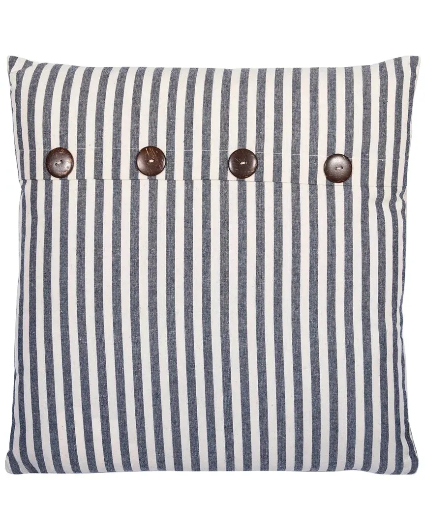 Kensing 18x18 Throw Pillow - Navy/White, Cotton