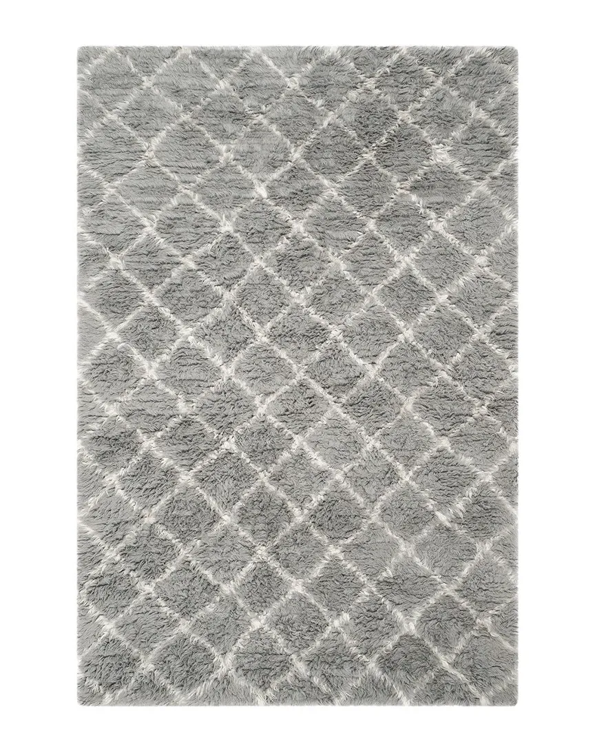 Kenya Hand-Knotted Rug - Grey, Wool