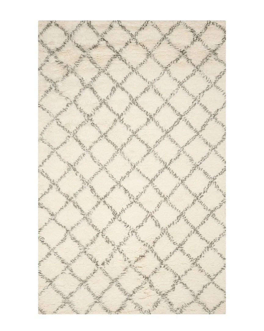 Kenya Hand-Knotted Rug - Grey, Wool
