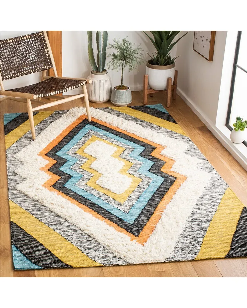 Kenya Wool-Blend Rug - Black image