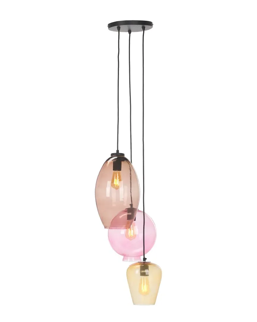 Keoni 3-Light Pendant - Multi-Toned, Glass