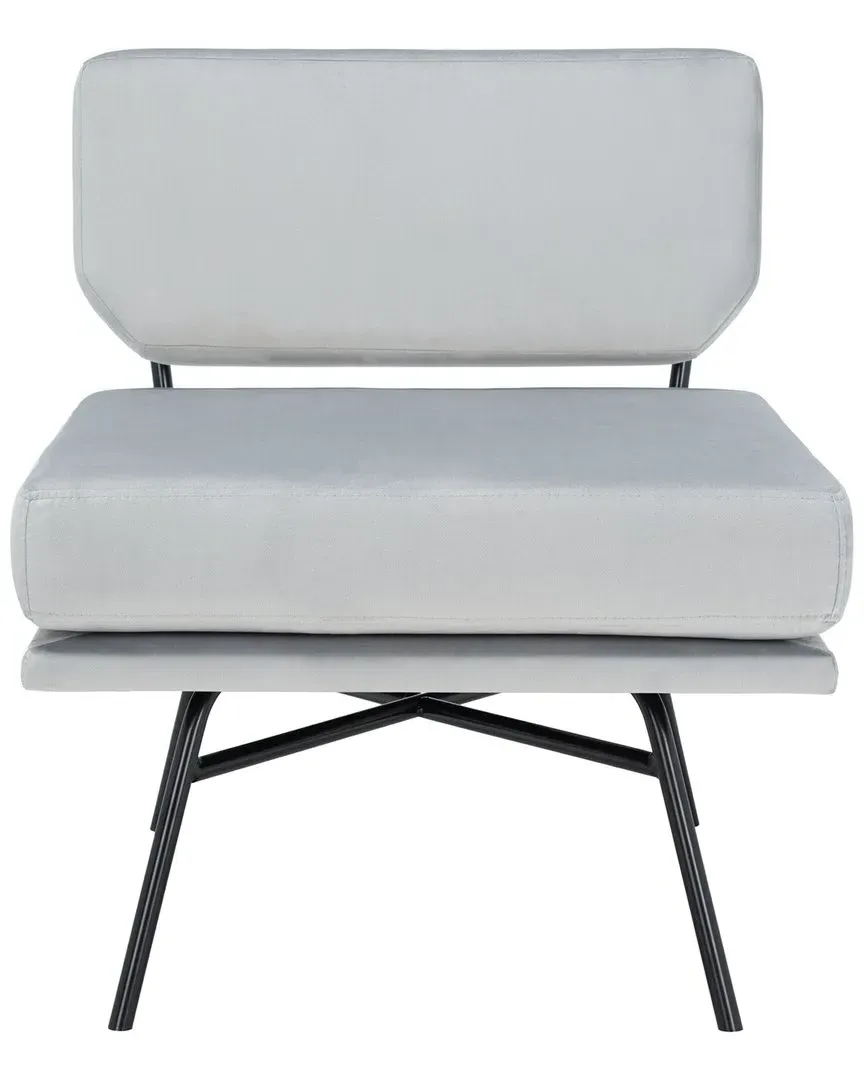 Kermit Accent Chair - Grey, Velvet