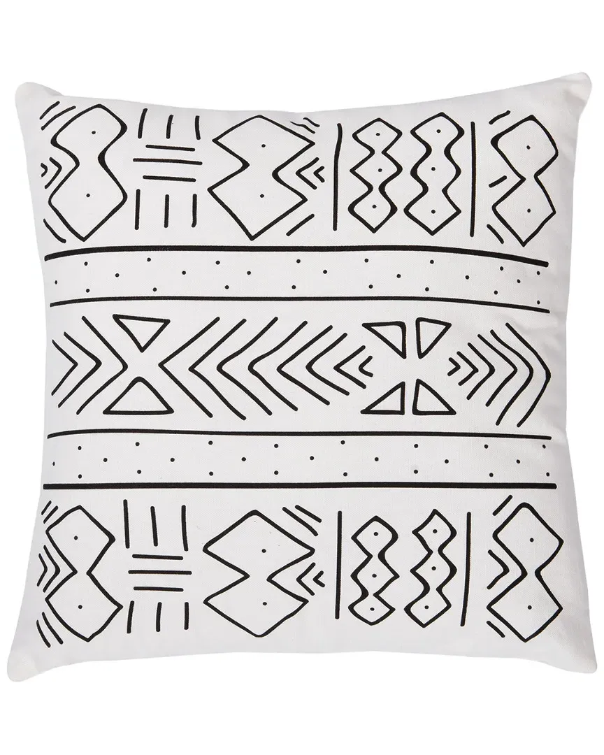 Kerra Pillow - Black/White, Cotton image