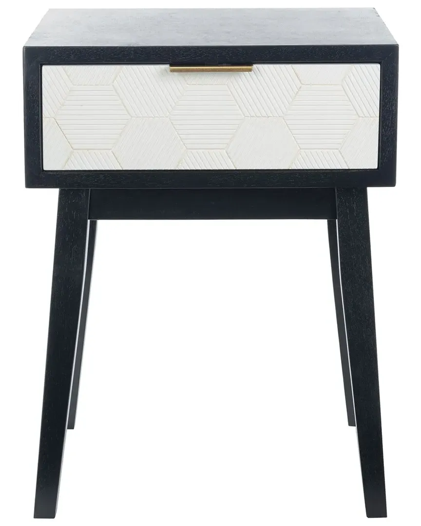 Keya 1 Drawer Accent Table - White