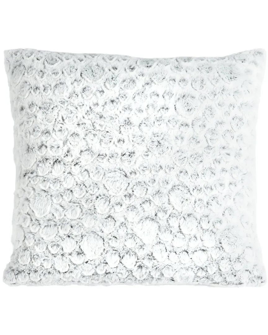 Kiana Pillow - White/Grey, Acrylic image
