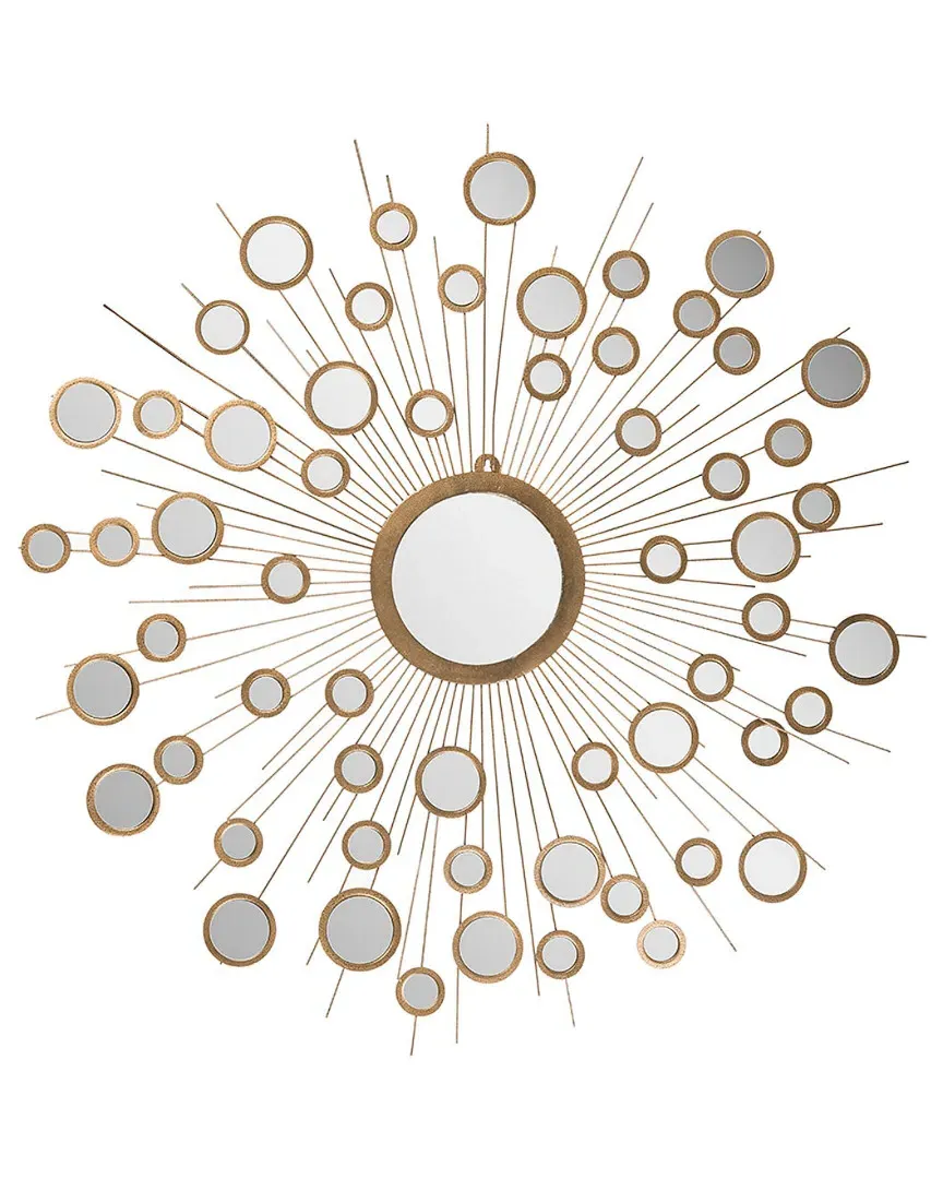 Kiania Round Mirror - Gold image