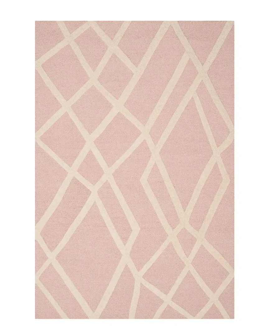 Kids Abstract Hand-Tufted Rug - Pink, Wool