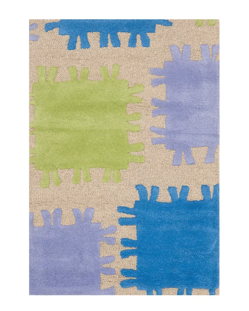 Kids Hand-Tufted Rug - Beige, Wool image