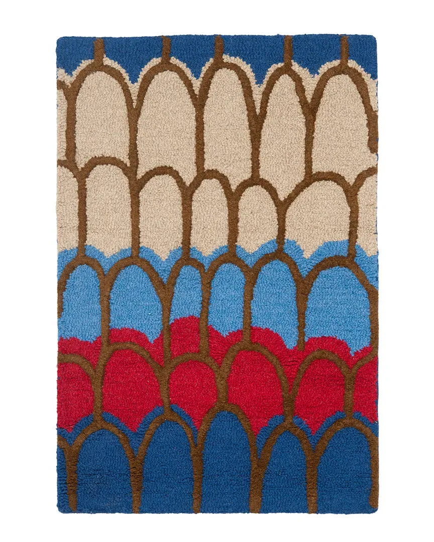 Kids Hand-Tufted Rug - Blue, Wool