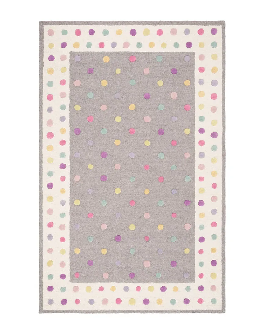 Kids Hand-Tufted Rug - Grey, Wool