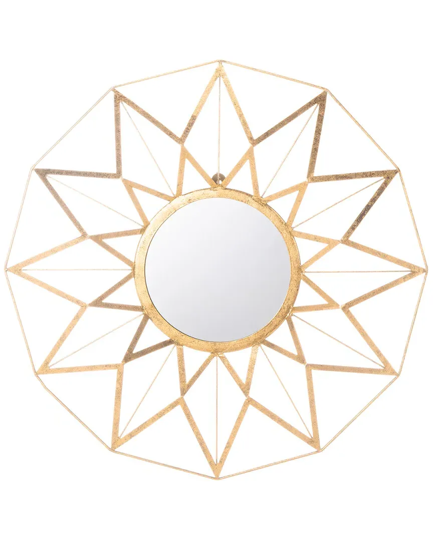 Kilburn Square Mirror - Gold, Iron image