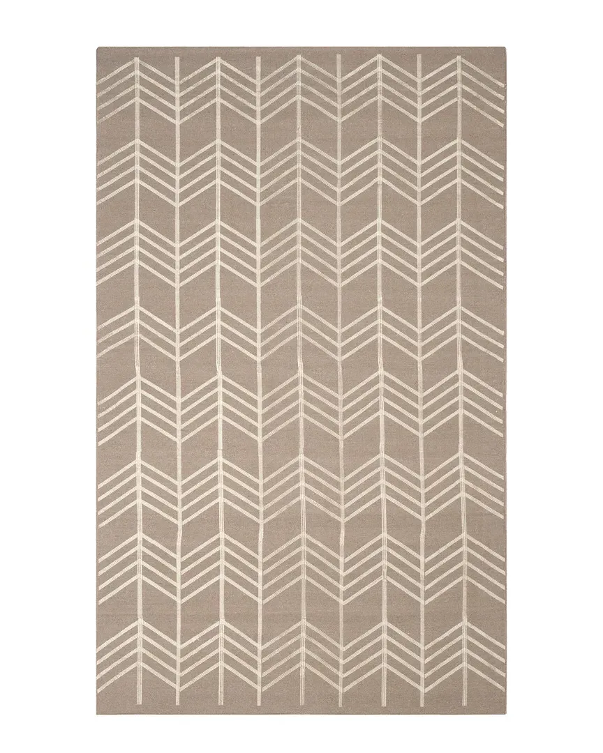 Kilim Flat-Weave Rug - Beige, Wool