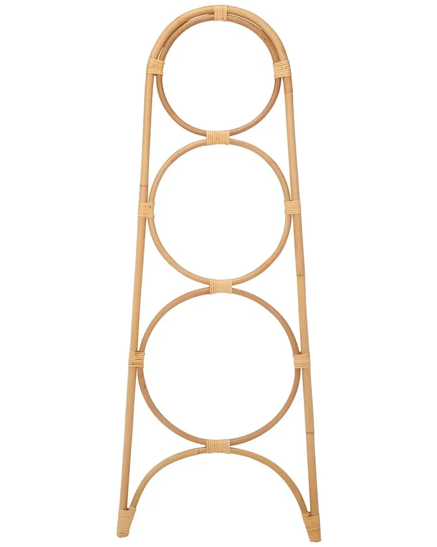 Kino 3-Tier Towel Hanger - Brown, Rattan