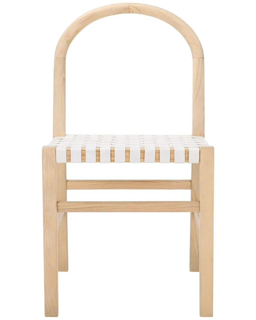 Kinzee Dining Chair - White, Leather image